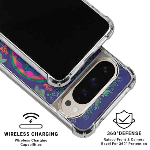 Ornate Swirls Pixel 9/9 Pro Clear Case